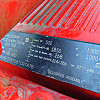 Red 2020 Peterbilt 389