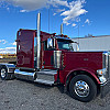 Red 2020 Peterbilt 389