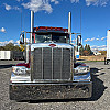Red 2020 Peterbilt 389