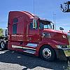 Red 2017 Western Star 5700 Highway Tractor 72" DBL  Mid Roof at Davy Truck Sales