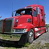 Red 2017 Western Star 5700 Highway Tractor 72" DBL  Mid Roof at Davy Truck Sales