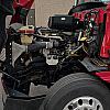 Red 2017 Western Star 5700 Highway Tractor 72" DBL  Mid Roof at Davy Truck Sales